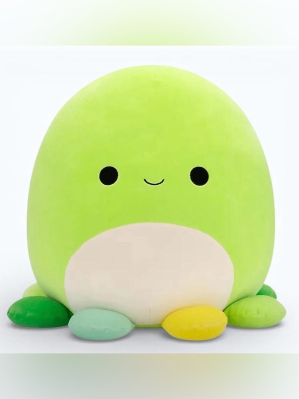 Squishmallows Lime Green 16-in JONNY the Octopus Plush NWT
